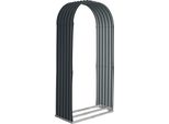 Casetta In Legno Rojaplast Sun Ovale 103 X 200 X 40 Cm Antracite