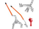 Vevor Smontagomme Smontagomme 571-622 Mm Regolabile, Smontagomme 546X265X200 Mm Leva Smontagomme Leva Smontagomme Strumento Leva Smontagomme Arancione