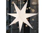 Brubaker Stella Di Natale Da 60 Cm Per Interni - Stella Dell'avvento A Led Da Appendere - Stella Luminosa Da Appendere, Bianca