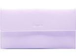 Esquire Pelle Portafoglio Viktoria Ladies Long Wallet Lilac Lilla