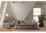 Luxus Sofagarnitur Divano 3 Sitzer Sessel Moderno Grau Grau Set Jvmoebel