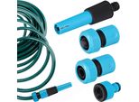 Kotarbau® Set Di Raccordi Per Tubi Da Giardino 4 Pezzi 3/4" Pvc Regolabile Per Spruzzatori Da Giardino Connettore Rapido Connettore Rubinetto Raccordi Di Arresto Acqua Per Tubo Da Giardino Connettore Tubo Da Giardino 3/4 Pollici"