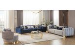 Moderne Polster Polster Sofagarnitur Designer Textil MöBel 4-Sitzer Dreisitzer Jvmoebel