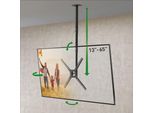 Barkan - Montaggio A Soffitto 29 Pollici - 65 Pollici/74 Cm - 165 Cm - Tv Piatto/Curvo - Angolo Di Visione, Estensibile, Ruotabile + Inclinabile
