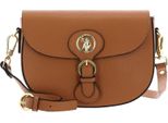 U.S. Polo Assn. Pelle Borsa A Tracolla Borsa A Tracolla Florence Arlington Flap Crossbody Leather Light Tan Marrone Chiaro