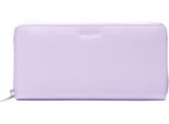 Esquire Pelle Portafoglio Viktoria Zip Around Wallet Lilac Lilla