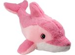 Carl Dick Delfino Rosa Con Occhi Glitterati, Peluche, Peluche Circa 44 Cm 3581