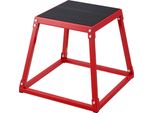 Vevor Box Per Salto Pliometrico, Plyo Box Da 458 Mm, Piattaforma Pliometrica Plyo Box Rossa, Box Step-Up Antiscivolo Per Allenamento A Casa, Allenamento Della Forza Condizionante, Allenamento Dei Glutei E Delle Cosce