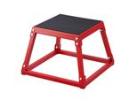 Vevor Box Per Salto Pliometrico, Box Plyo Da 305 Mm, Piattaforma Plyometrica Box Plyo Rossa, Box Step-Up Antiscivolo Per Allenamento A Casa, Allenamento Della Forza Condizionale, Allenamento Dei Glutei, Allenamento Delle Cosce