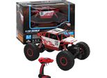 Coil Rc Monster Truck, Auto Rc, Auto Telecomandata, Fuoristrada, 1:18, 2,4 Ghz, Telecomando: 60 - 100 M, 4 Ruote Motrici, Rosso