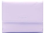 Esquire Pelle Portafoglio Viktoria Wallet With Flap Lilac Lilla
