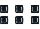 Excelsa Set Di 6 Piatti Fondi Eclipse 17,5 Cm In Ceramica Nero