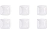 Excelsa Set Di 6 Piatti Fondi Eclipse 17,5 Cm In Ceramica Bianca