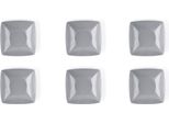 Excelsa Set Di 6 Piatti Fondi Eclipse 17,5 Cm In Ceramica Grigio
