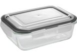 Michelino Vaso Di Stoccaggio Vaso Di Vetro Con Coperchio In Silicone Rettangolare 1500 Ml