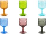 Excelsa Set Di 6 Bicchieri Aurora Da 30 Cl Colorati