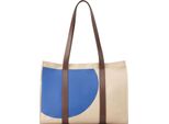 Delsey Paris Borsa Shopper Borsa A Tracolla Calanque Tote Bag Klein Blue Beige