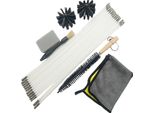 Spazzacamino - 8 Metri - Diametro 10 Cm - Set Spazzacamino - Set Di Spazzole Per Trapano - Spazzacamino