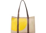 Delsey Paris Borsa Shopper Borsa A Tracolla Calanque Tote Bag Yellow Beige
