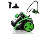 Clanmacy Aspirapolvere Ciclonico Senza Sacco 900W Potente 3L Volume Di Polvere Aspirapolvere Domestico Aspirapolvere Compatto Leggero Filtro Hepa Verde