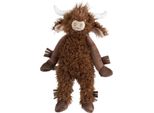 Happy Horse Mucca Giocattolo Cody - Morbido Peluche Bovino Highland 30 Cm Marrone