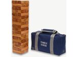 Torre Impilabile In Legno Duro - Midi - 5 Kg - Laccato - Fino A 90+ Cm Di Altezza - Eco India - In Borsa