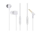Aiwa ESTM-30WT Cuffie Intrauricolari/ Con Microfono/ Jack Da 3,5"/ Bianco"