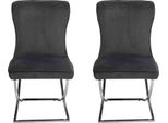 Sedie 2X Di Design Sedie Imbottite Chesterfield Di Lusso Poltrone Soggiorno Sala Da Pranzo