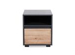 Comodino Agira – Antracite / Rovere