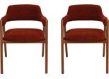 Mobili Di Lusso Per La Sala Da Pranzo Sedie Di Design Marrone 2X Arredamento Moderno Jvmoebel