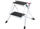 Vevor Scala Domestica 500X480X450Mm Scaletta Pieghevole In Acciaio Scaletta A 2 Gradini Capacità Di Carico 150Kg Scaletta Pieghevole Scaletta A Due Gradini Altezza 445Mm Scaletta Da Cucina Sgabello Antiscivolo