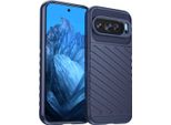 Google Pixel 9 Pro/Google Pixel 9 Sleeve - Silicone - Custodia/Copertura Morbida Imoshion - Blu Scuro