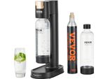 Soda Maker Vevor Per Acqua Frizzante, Starter Set Per Acqua Di Seltz Con 2 Pezzi. Bottiglie In Pet Da 1 Litro Senza Bpa, 1 Pz. Bottiglia CO2, Compatibile Con Bottiglie CO2 Da 60 Litri Con Chiusura A Vite