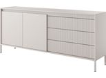 Cassettiera: Tre Cassetti, Due Ante, Colore Del Mobile: Cashmere