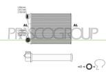 Prasco FT133H002 - Oe 46723227 Scambiatore Di Calore, Riscaldatore Per Punto