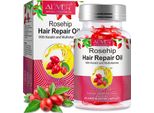 Olio Per Capelli Olio Di Rosa Mosqueta Olio Di Rosa Selvatica Cura Dei Capelli Crescita Dei Capelli In Capsule Bio Vegan, 1X 40 Capsule