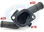Era 354007 - KüHlmittelflansch Per A3 (8L), Cordoba (6L), Ibiza (6L), Leon (1M1), Toledo Ii (1M2), Fabia I (6Y), Octavia I (1U), Bora (1J), Golf Iv (1J), T5, Polo (6V)