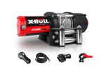 X-BULL Verricello Elettrico A Cavo 13 M 12 Volt - 4500 Lbs, Verricello Da Traino Con Telecomando, Verricello Off-Road Di Potenza 2041 Kg, Cavo In Acciaio