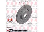 2X Disco Freno Zimmermann 290.2272.52 Per Jaguar Xe (X760) 48Mm 9 6Kg 316Mm