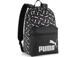 Puma Zaino Phase Aop Backpack 22L Puma Black-Puma Logo-Aop Nero