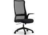 Sedia Da Ufficio Ergonomica Sense7 Juno, Sedia Da Scrivania Con Supporto Lombare, Sedia Da Ufficio Regolabile In Altezza, Nera