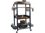 Wisfor Carrello Da Officina Con Rotelle, Carrello Portautensili Carrello Di Montaggio Carrello Da Cucina Carrello Di Servizio Carrello Di Servizio