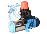 Pompa Per Acqua Mh 1300 (1300 W 6000 L/H Prevalenza 55 M) Con Pressostato Elettronico Controllo Pompa Brio Pressione Di Accensione Regolabile Protezione Contro Il Funzionamento A Secco