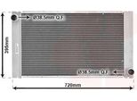 Van Wezel 06002287 - Oe 17117787440 Radiatore, Raffreddamento Motore Per Serie 5 (E61), Serie 5 (E60)
