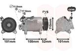 Van Wezel 0600K566 Compressore Aria Condizionata