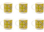Excelsa Set Von 6 Espressotassen 10 Cl Puebla Porzellan Bunt