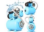 Acquedotto Domestico Mh 1300 - Pompa Centrifuga (6000 L/H, 1300 W, Prevalenza 55 M) - Serbatoio Di Pressione Da 24 L - Impianto Automatico Per Acqua Sanitaria Con Manometro - 24 Litri