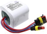 Techtek Batteria Compatibile Con [Daitem] 408-27D Sostituisce BATV30