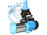 Pompa Per Acqua Mh 1300 (1300W 6000L/H Prevalenza 55M) Con Pressostato Elettronico Csk 31 Comando Della Pompa Pressione Di Accensione Regolabile Protezione Contro Il Funzionamento A Secco