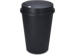 3.02 Cestino Per Rifiuti Con Coperchio Push In Antracite - Capacità Circa 50 Litri - Cestino Per Rifiuti